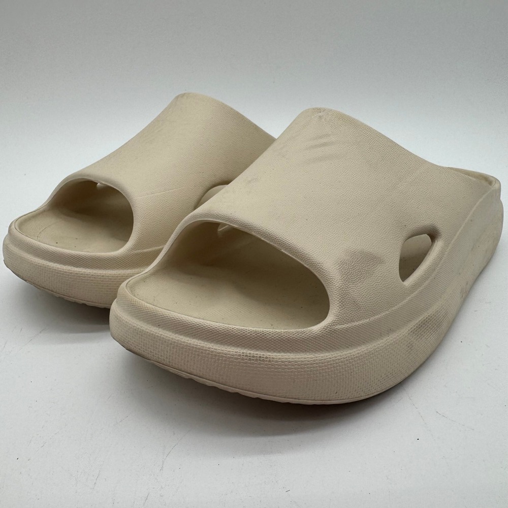 32 Degrees Cool Beige‎ Recovery Slide Sandals Unisex Size Small W6-7 M4-5